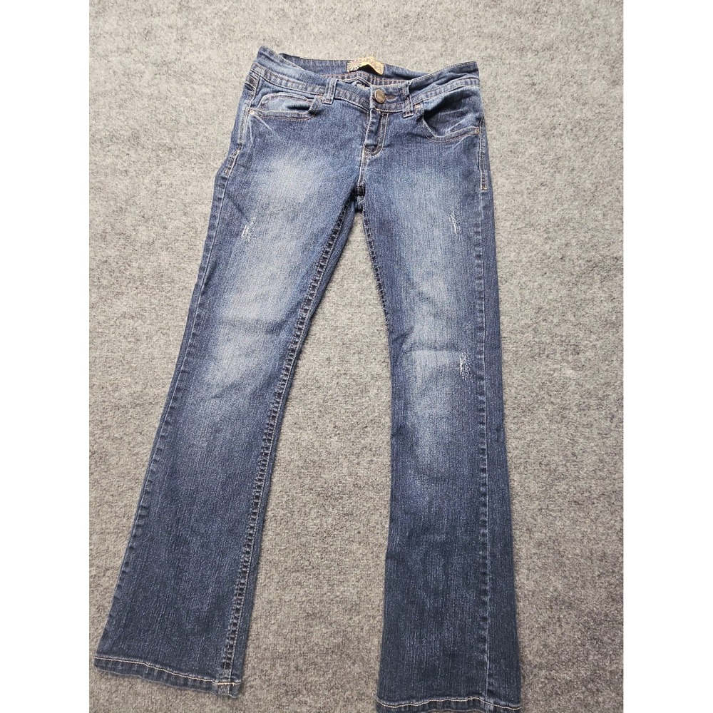 Wallflower Jeans Womens Size 9(32x32) Bootcut Flare Distressed Stretch